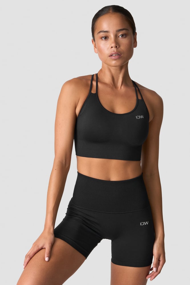 ICIW Define Seamless Sports Bra Black