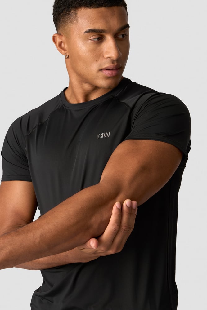 ICIW Workout Melange T-shirt Men Black
