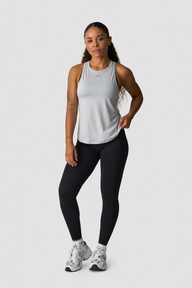 ICIW High Neck Tank Top Wmn Light Grey