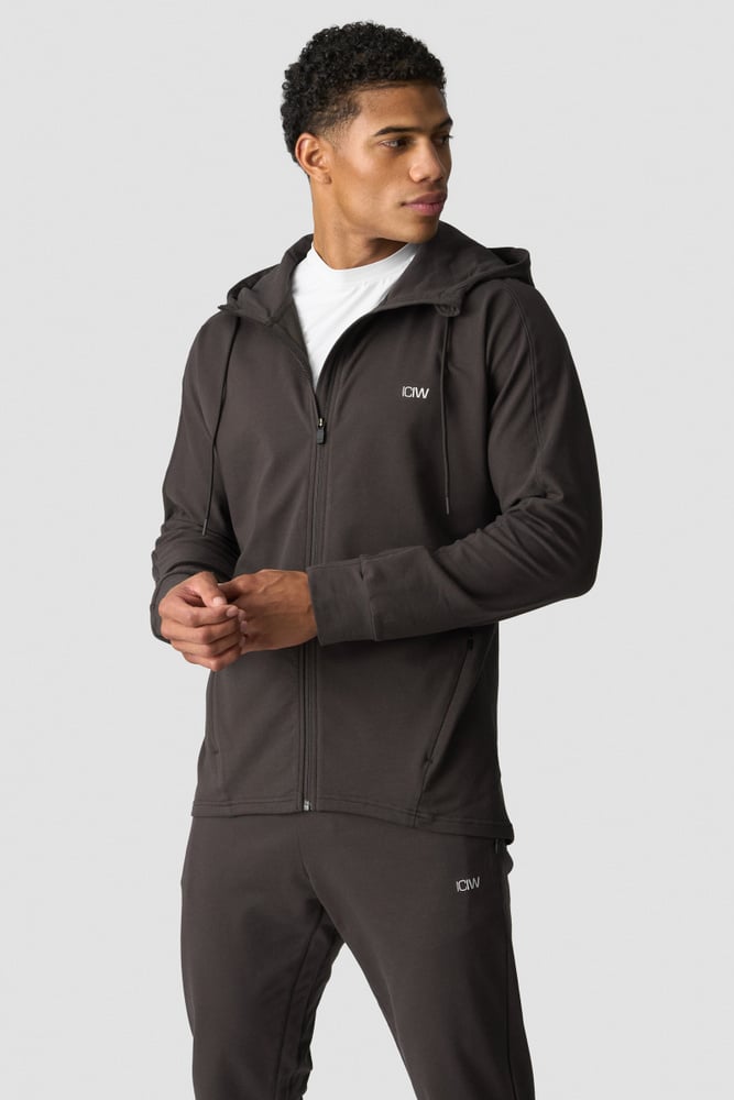ICIW Activity Zip Hoodie Men Charcoal