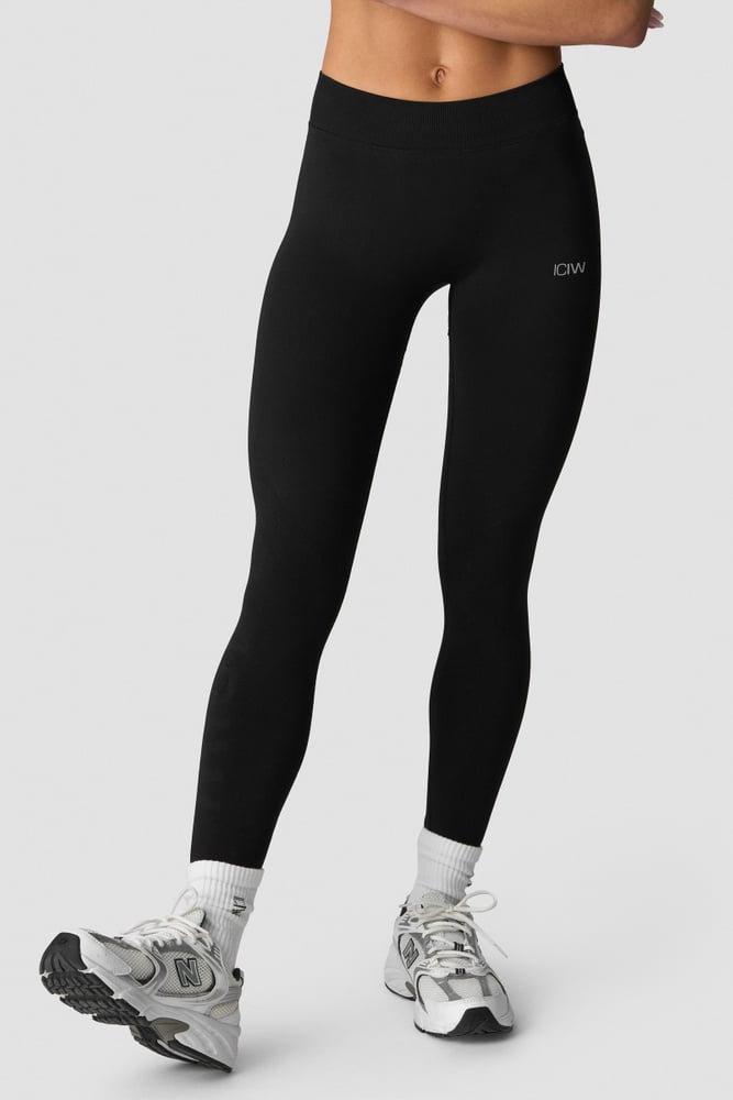 ICIW Define Seamless Tights Low Waist Black