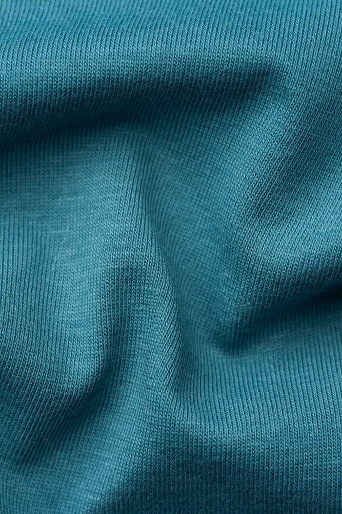 ICIW Everyday Relaxed Cropped Long Sleeve Light Faded Teal