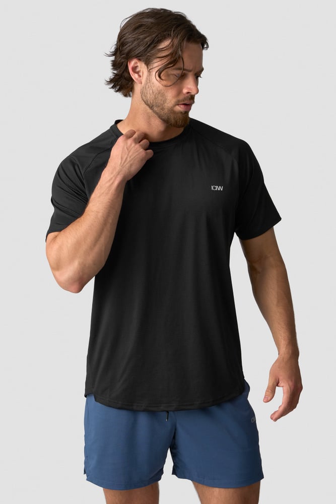 ICIW Stride Raglan T-shirt Black