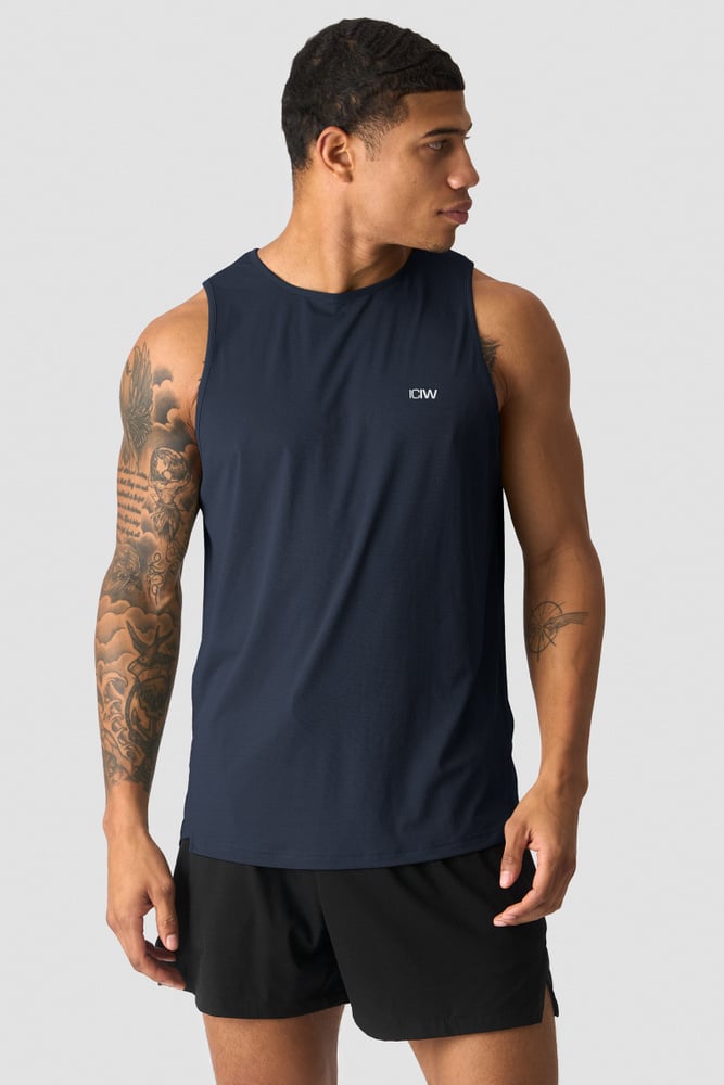 ICIW Stride Tank Top Navy