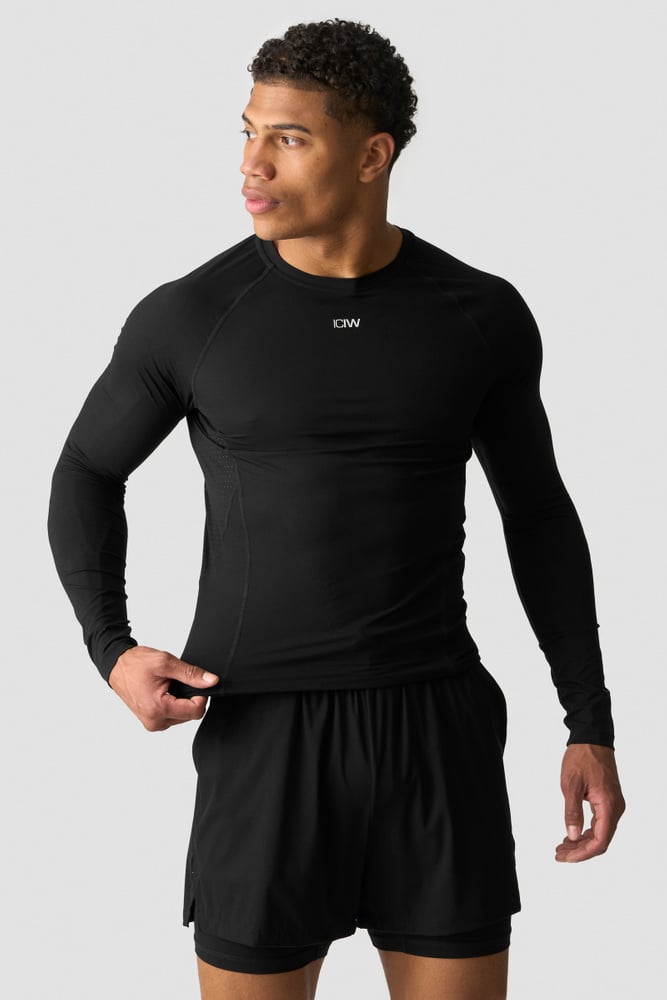 ICIW Ignite Muscle FIt Long Sleeve M Black