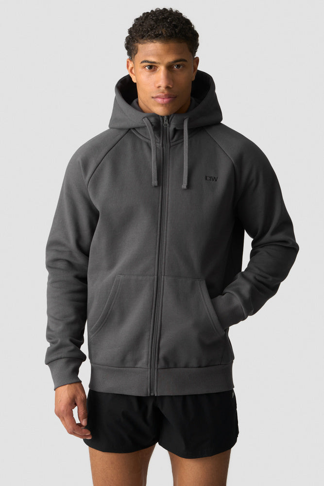ICIW Everyday Zip Hoodie Charcoal Grey