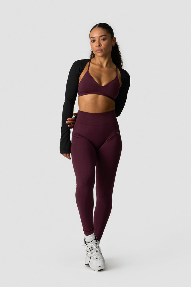 ICIW Smooth Seamless Shrug Black