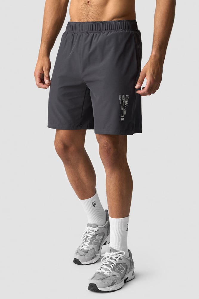 ICIW Training Printed Shorts Dark Grey