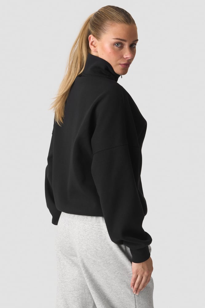 ICIW Everyday 1/4 Zip Crewneck Print Black