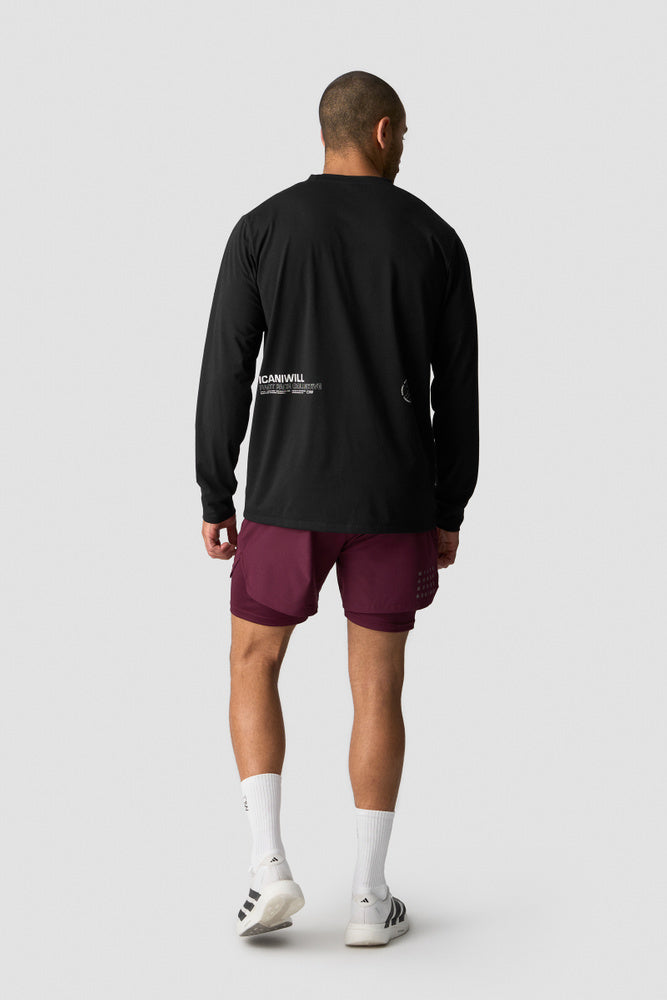 ICIW Mirage Dri-Release Long Sleeve Print M Black