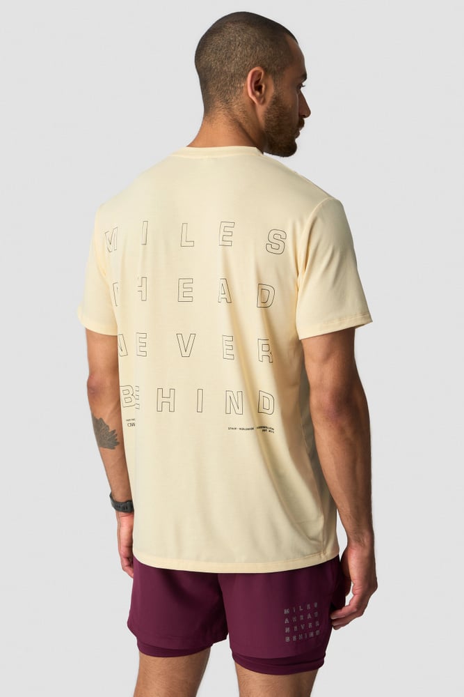 ICIW Mirage Dri-Release T-Shirt Print Butter Yellow