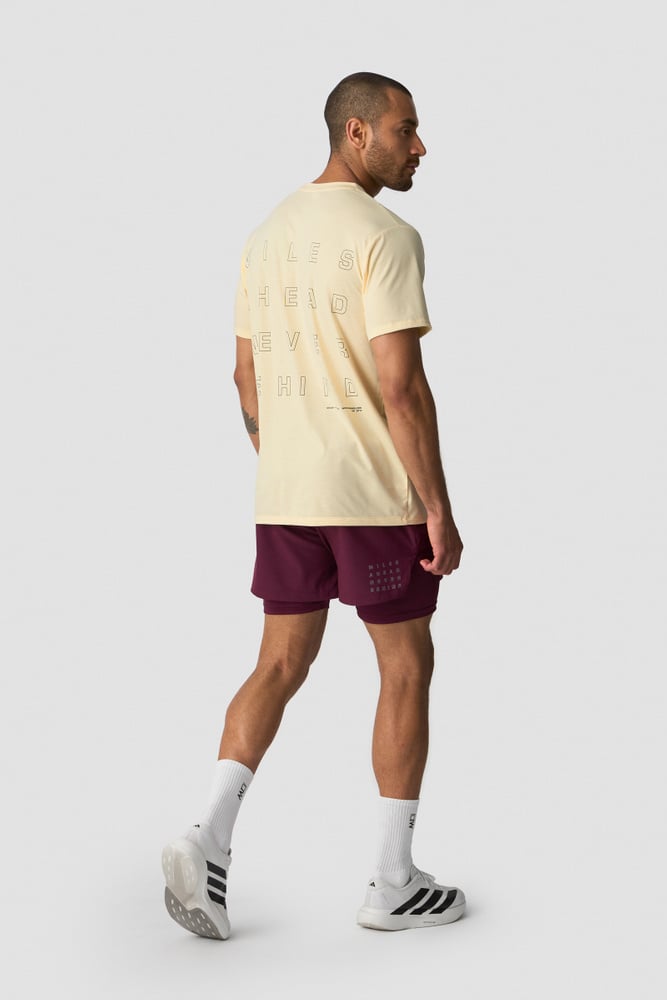 ICIW Mirage Dri-Release T-Shirt Print Butter Yellow