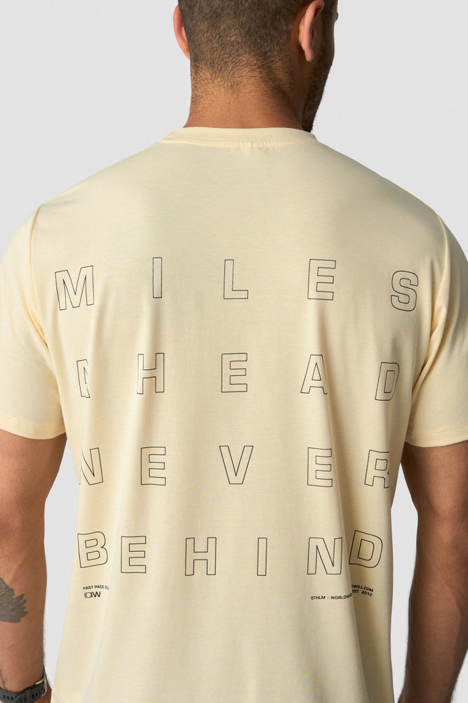 ICIW Mirage Dri-Release T-Shirt Print Butter Yellow