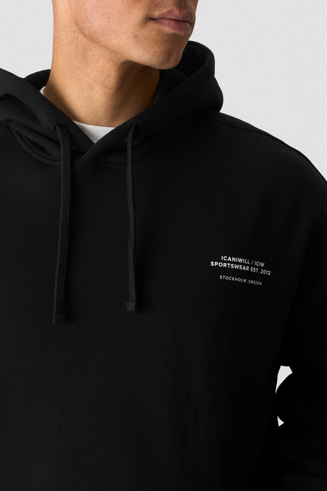 ICIW Everyday Relaxed Hoodie P Black