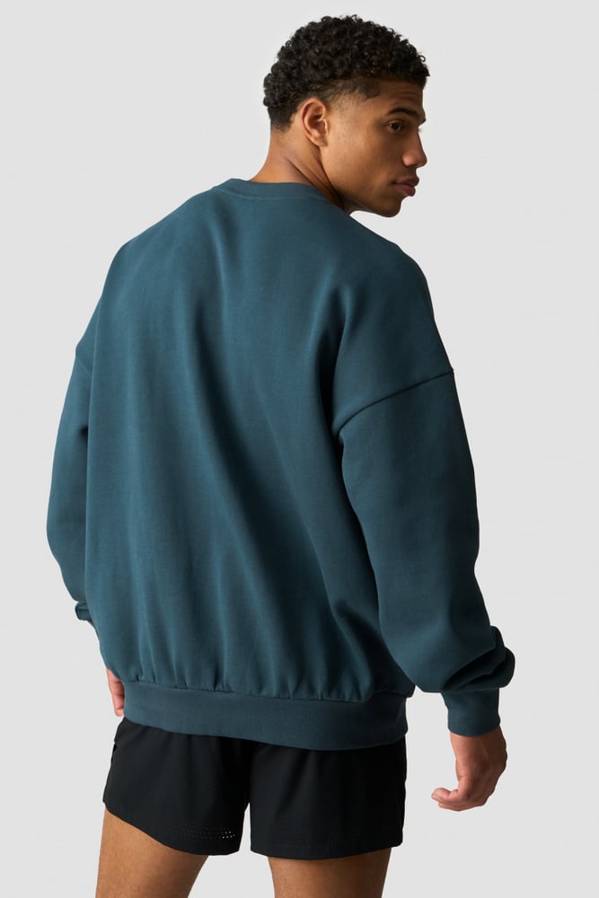 ICIW Everyday Relaxed Crewneck Print Dark Dusty Teal