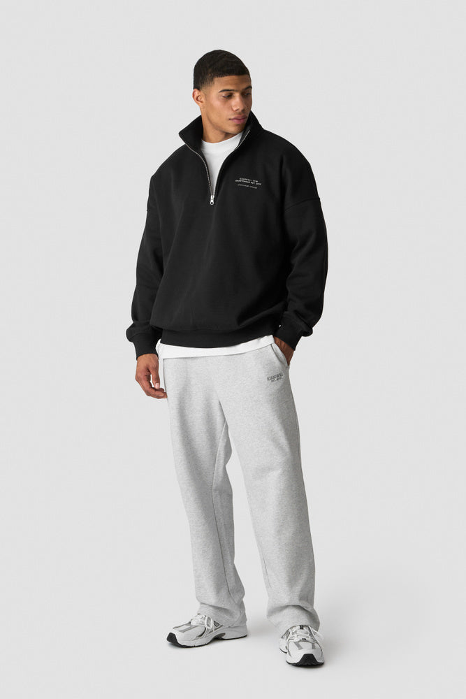 ICIW Everyday 1/4 Zip Sweatshirt Print M Black