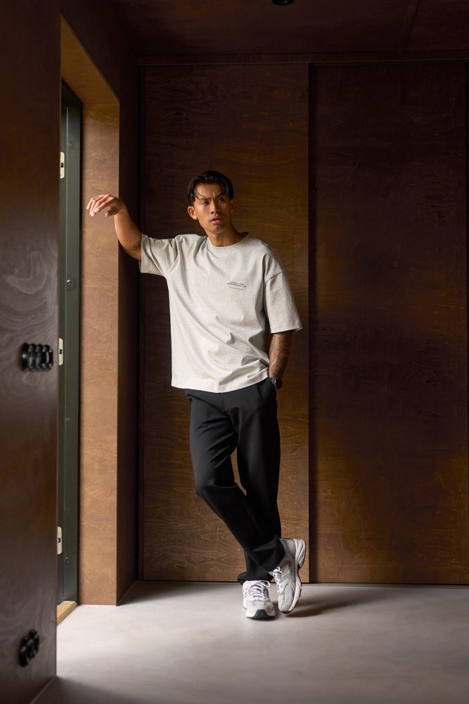 ICIW Essence Tapered Trousers Black