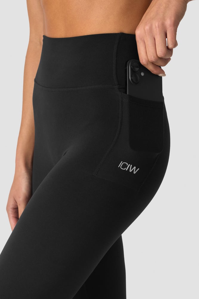 ICIW Luxe Flared Tights Black