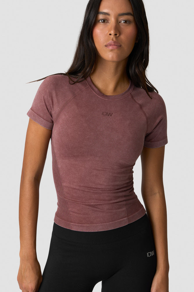 ICIW Sculpt Seamless T-shirt Auburn Brown