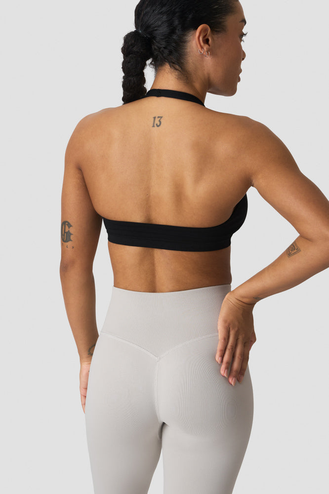 ICIW Define Seamless Halter Sports Bra Black