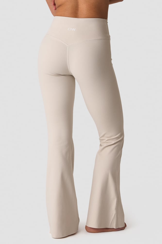 ICIW Nimble No-rise Flared Tights Petite Stone Grey