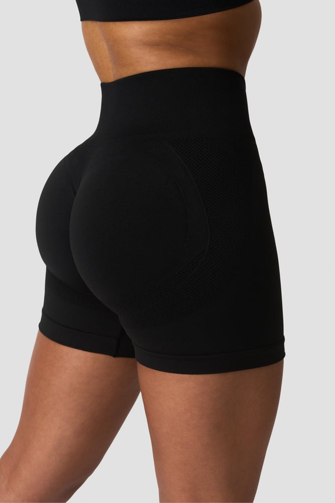 ICIW Sculpt Seamless Midi Shorts Black