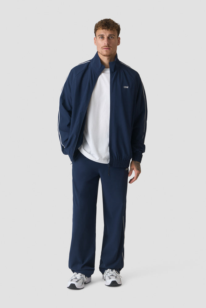 ICIW Contrast Track Pants Midnight Blue