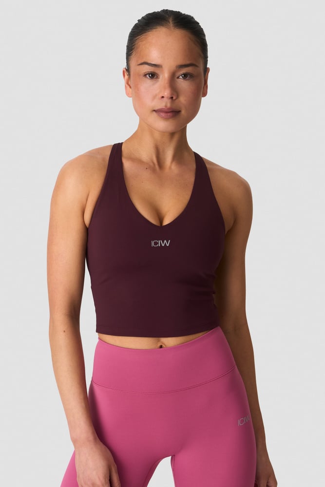 ICIW Mirage Cardio 2-in-1 Top Maroon Red