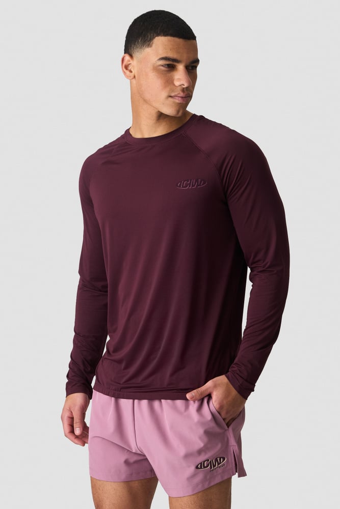 ICIW Mirage Cardio Long Sleeve M Maroon Red