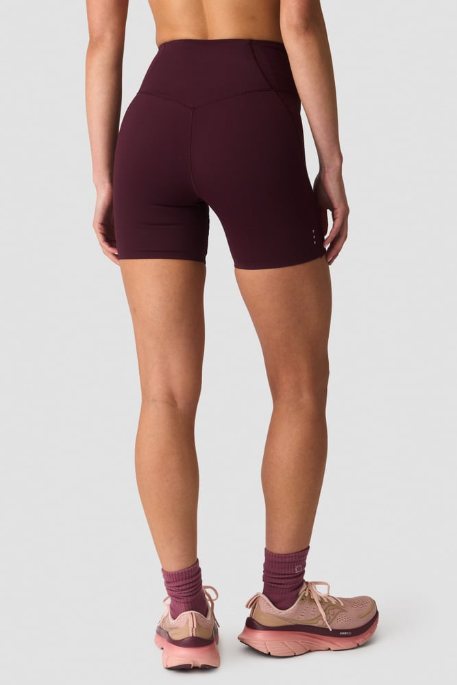 ICIW Mirage Cardio Midi Shorts Maroon Red