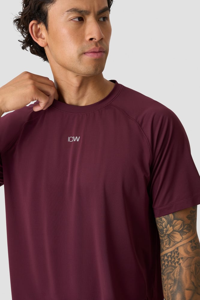 ICIW Mirage Cardio T-shirt M Dark Mahogany