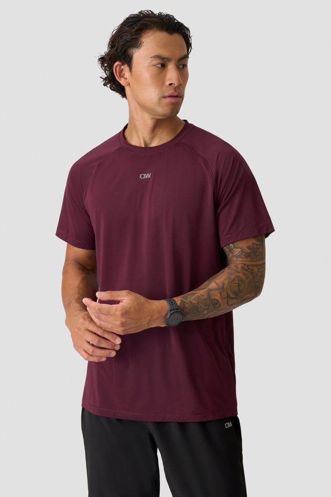 ICIW Mirage Cardio T-shirt M Dark Mahogany