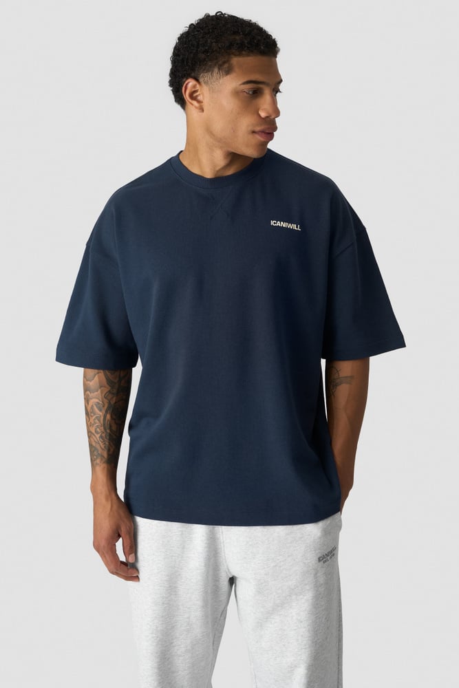 ICIW Everyday Oversized Terry T-shirt Midnight Blue