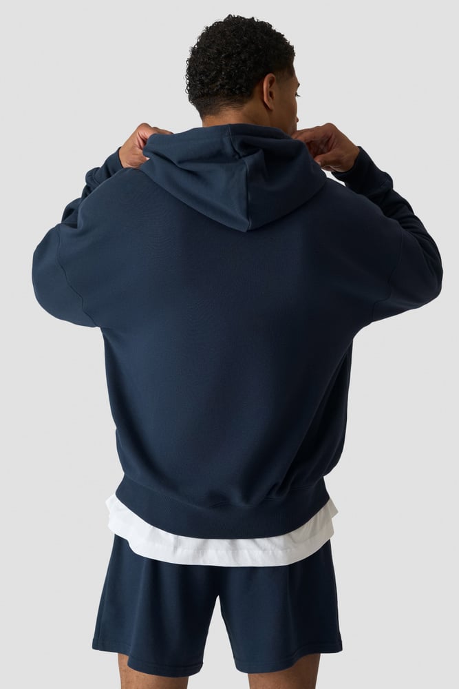 ICIW Everyday Terry Relaxed Hoodie Midnight Blue