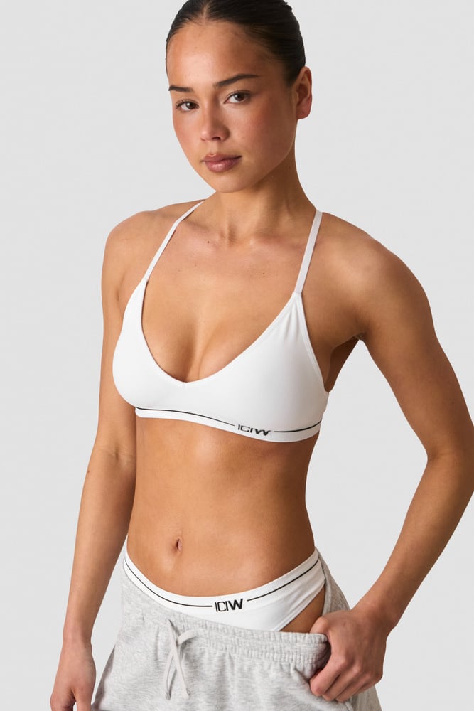 ICIW Everyday Seamless Strappy Bra White