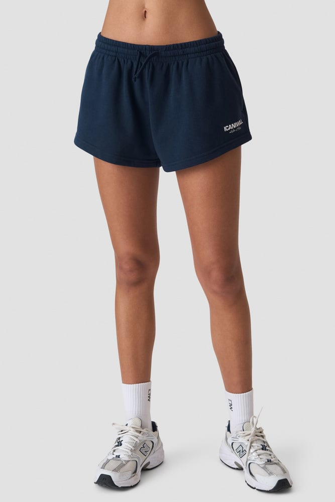 ICIW Everyday Terry Mid Shorts Midnight Blue