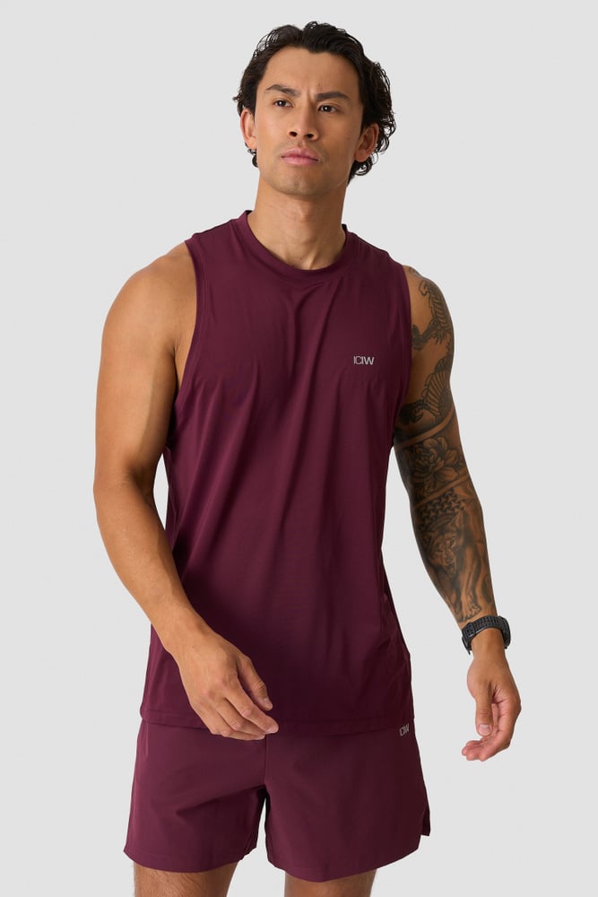 ICIW Mirage Cardio Tank Top Dark Mahogany
