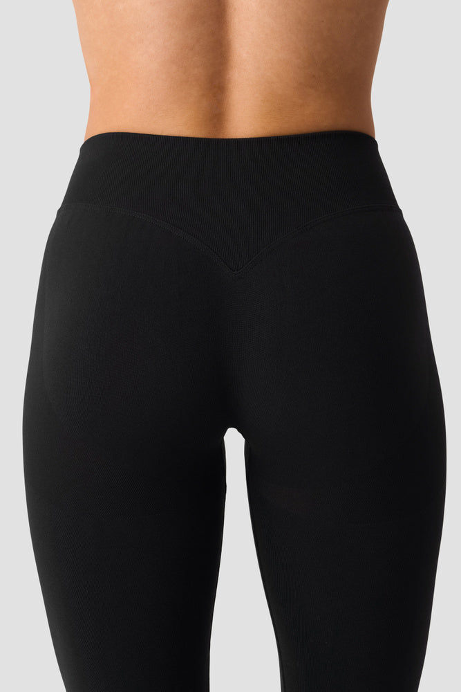 ICIW Smooth Seamless V-Shape Tights Black