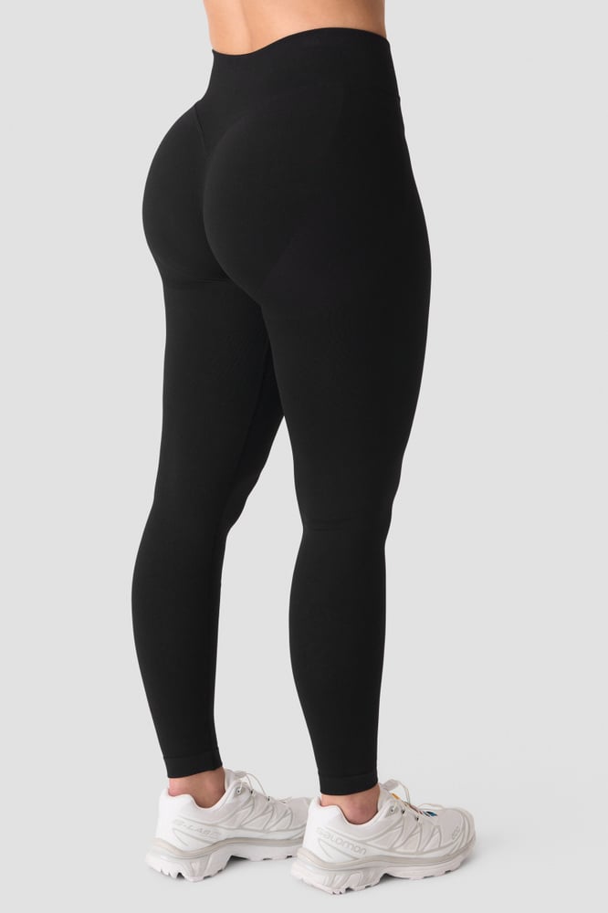 ICIW Smooth Seamless V-Shape Tights Black