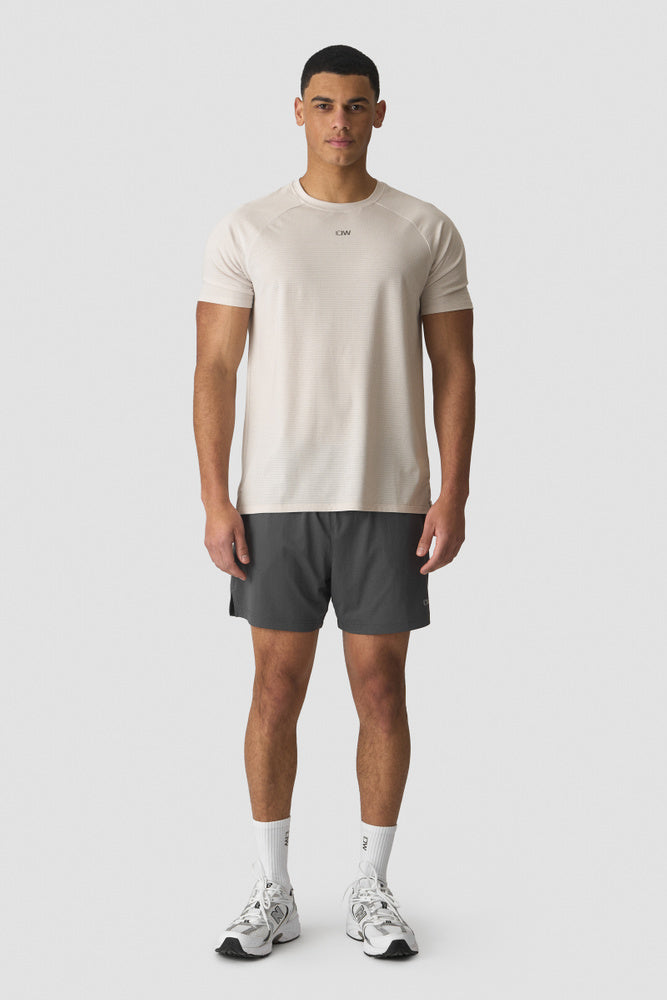 ICIW Stride Raglan Tee Dri-Release Light Beige