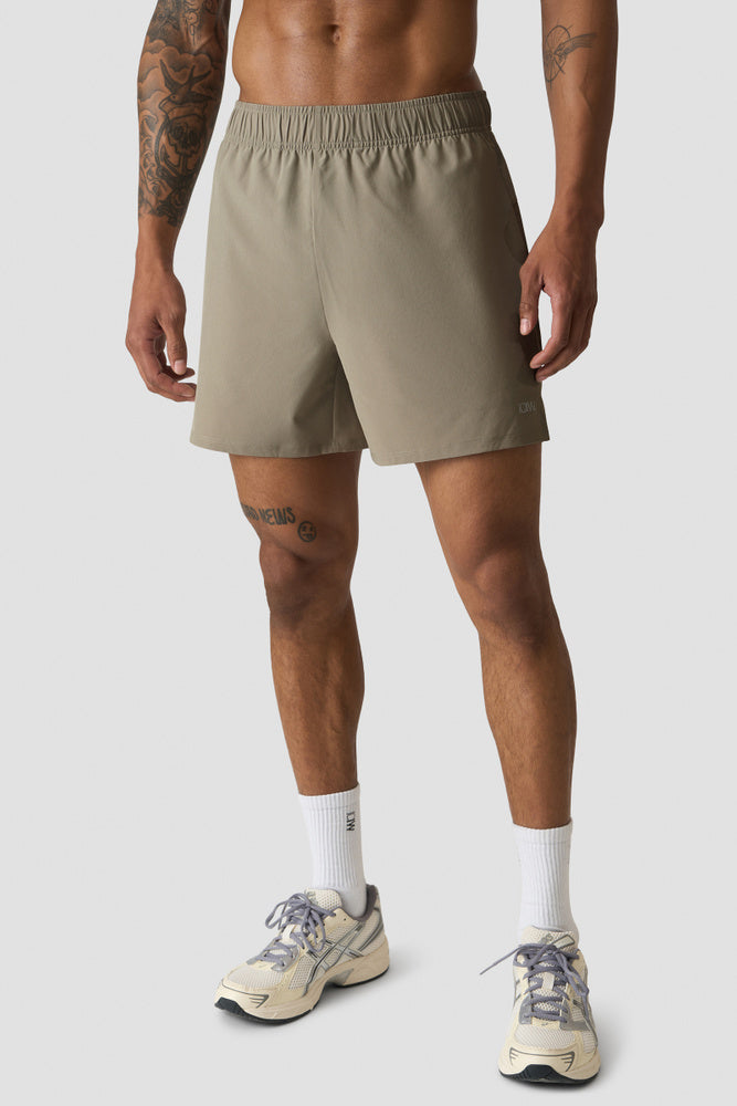 ICIW Training Shorts 5" Light Khaki Green