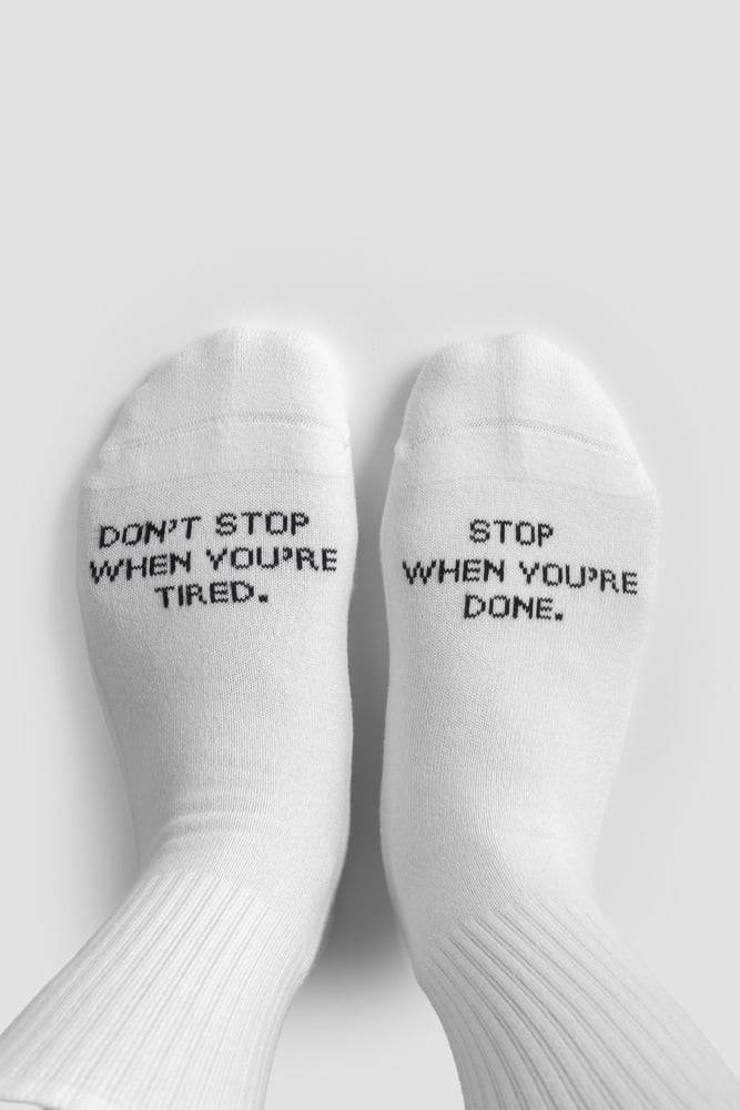 ICIW Power Quote Training Sock 3-Pack White