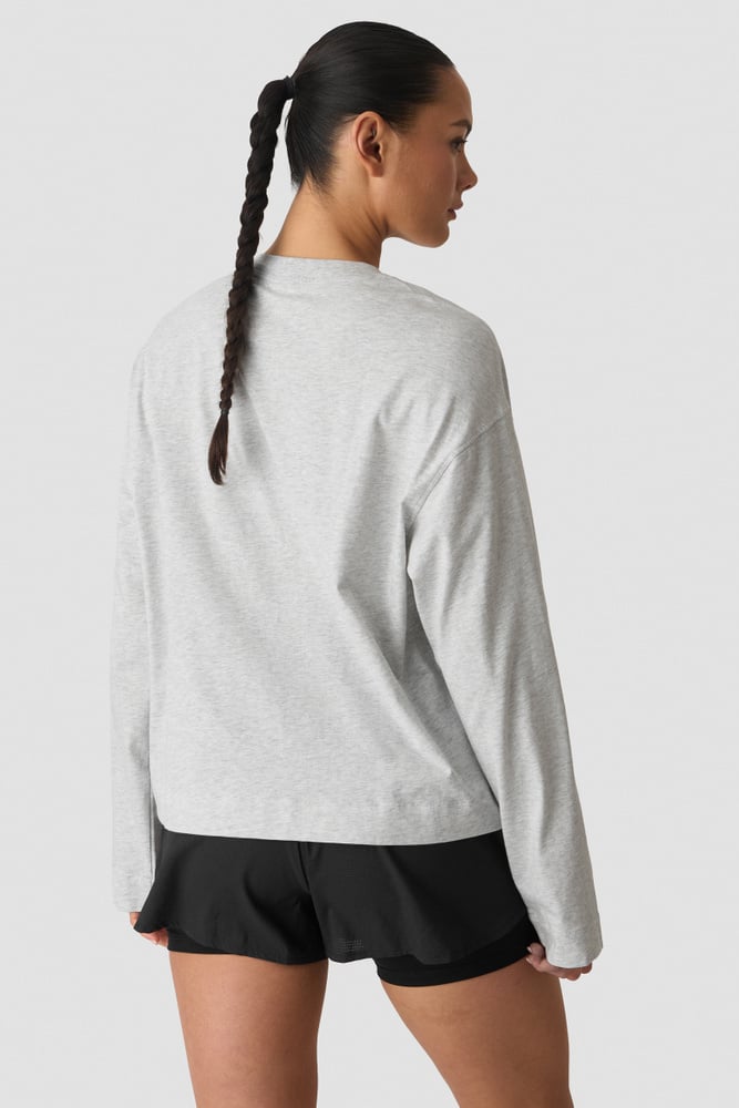 ICIW Everyday Relaxed Long Sleeve Light Grey Melange