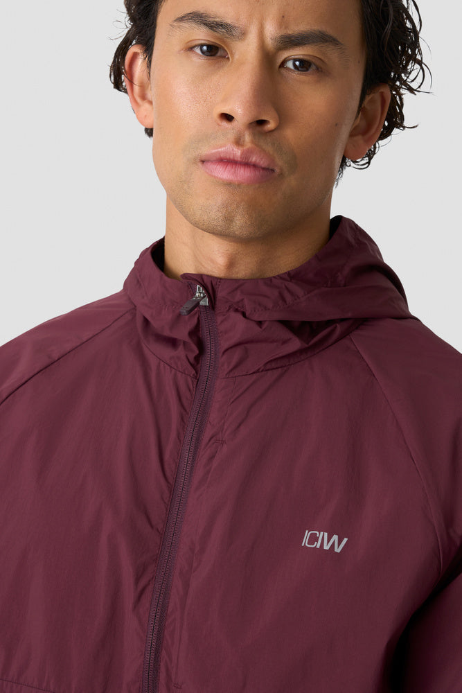 ICIW Essential Wind Jacket M Dark Mahogany