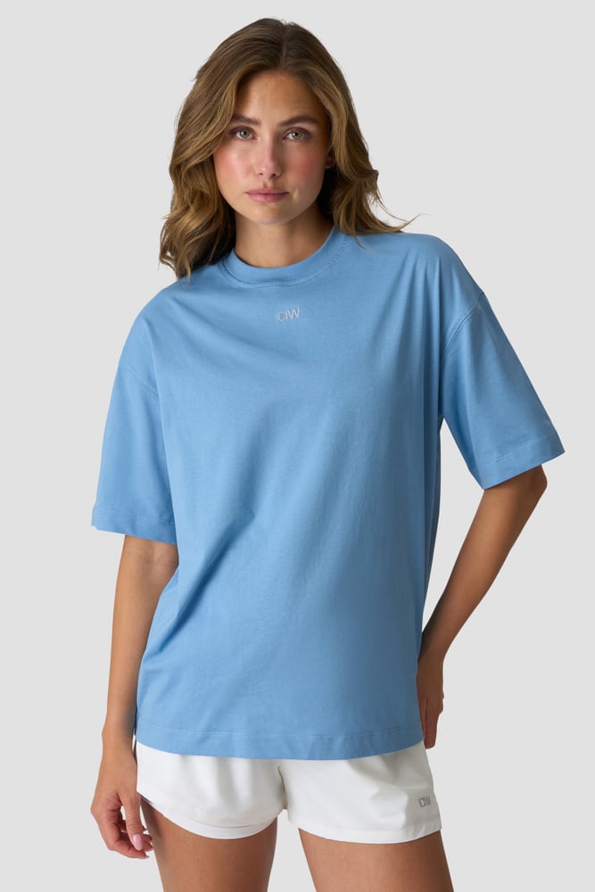ICIW Everyday Oversized Tee Dove Blue