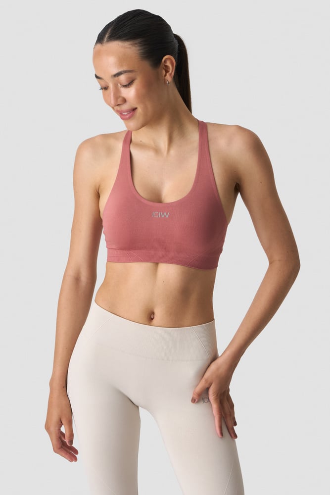 ICIW Shape Mid Support Sports Bra Rust