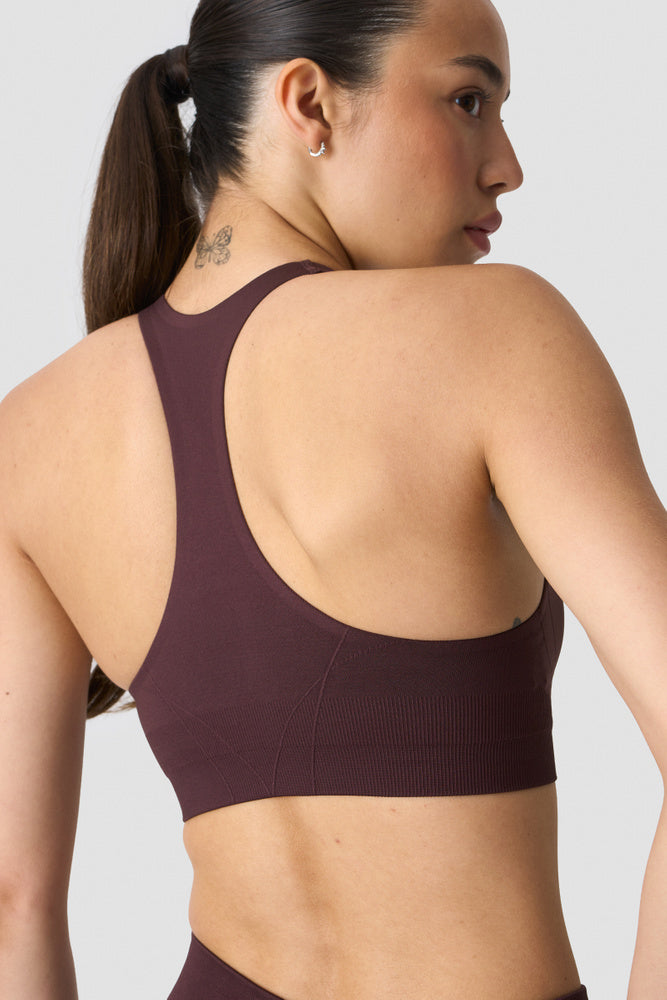 ICIW Shape Mid Support Sports Bra espresso