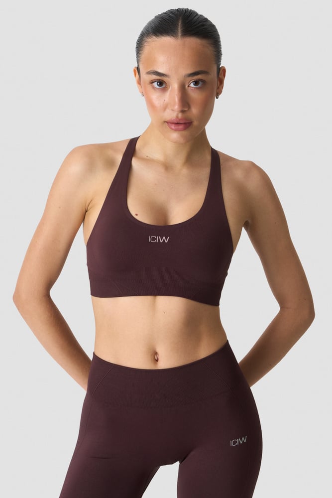ICIW Shape Mid Support Sports Bra espresso