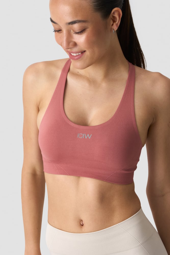 ICIW Shape Mid Support Sports Bra rust