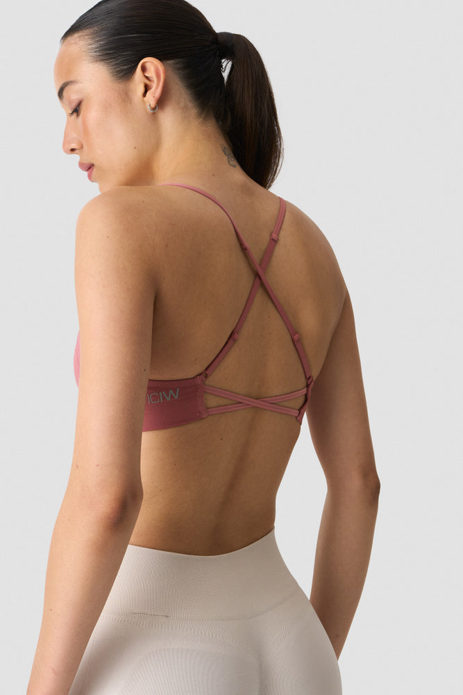 ICIW Shape Strappy Sports Bra Rust